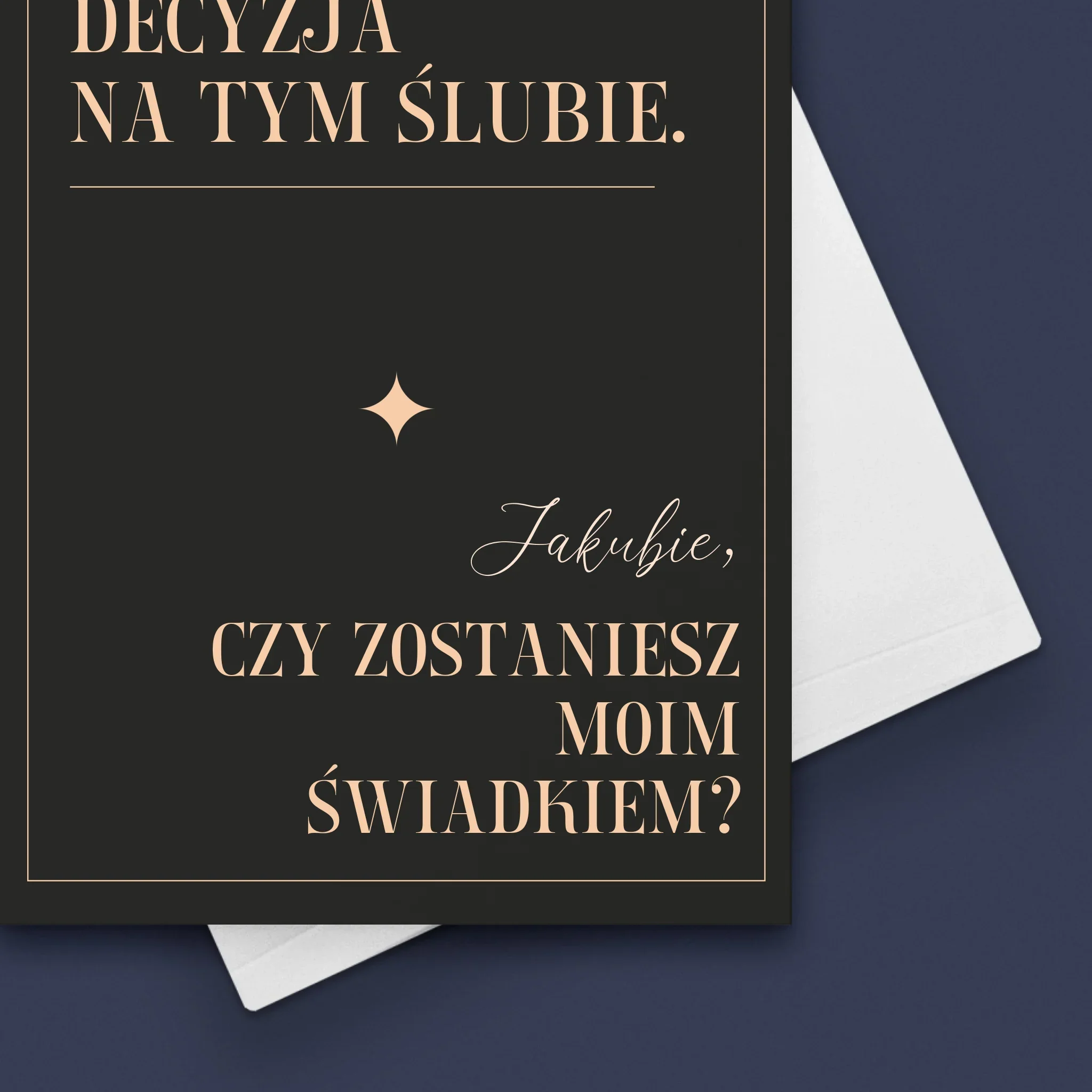 Imię i Podpis: Moja Jedyna Decyzja - Kartka z Życzeniami - Image 4