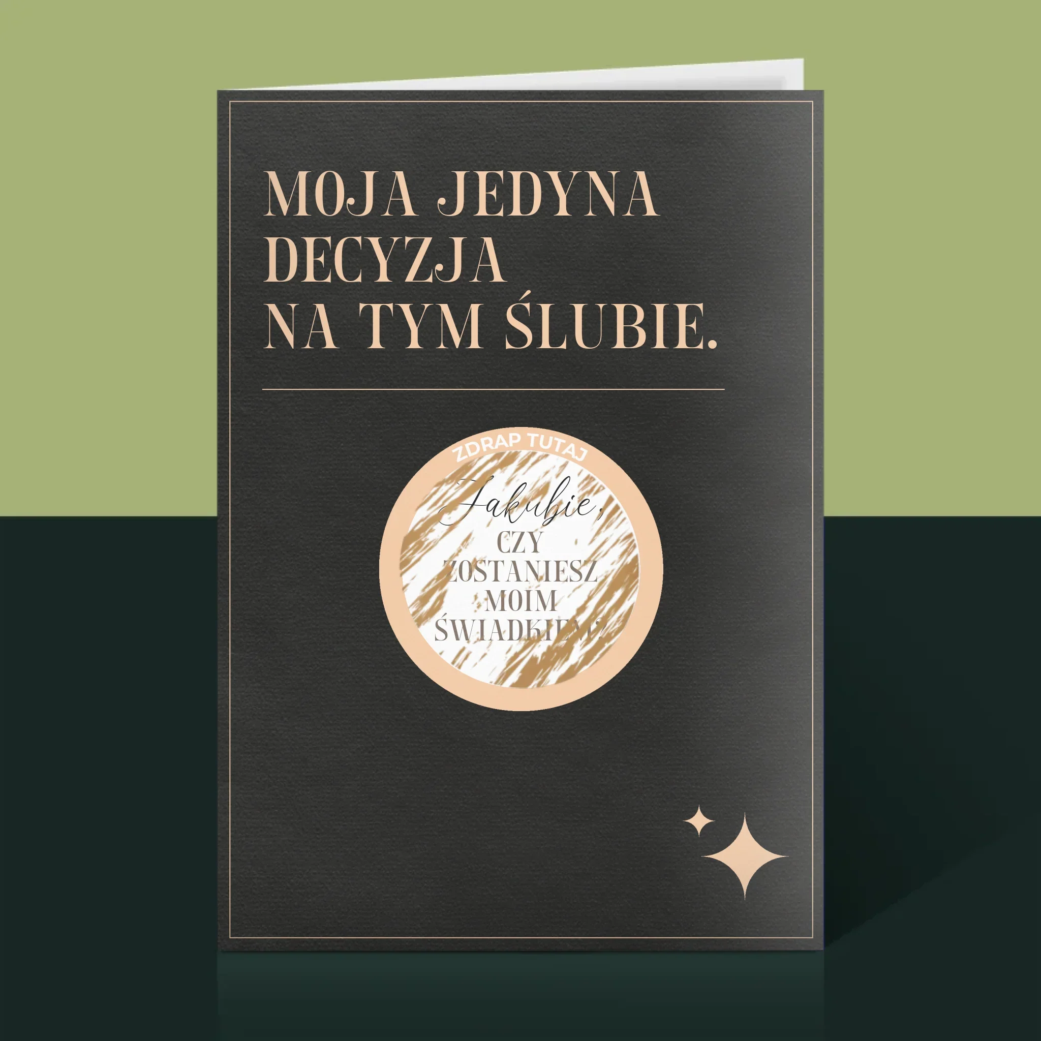 Imię i Podpis: Moja Jedyna Decyzja - Kartka z Życzeniami - Image 5