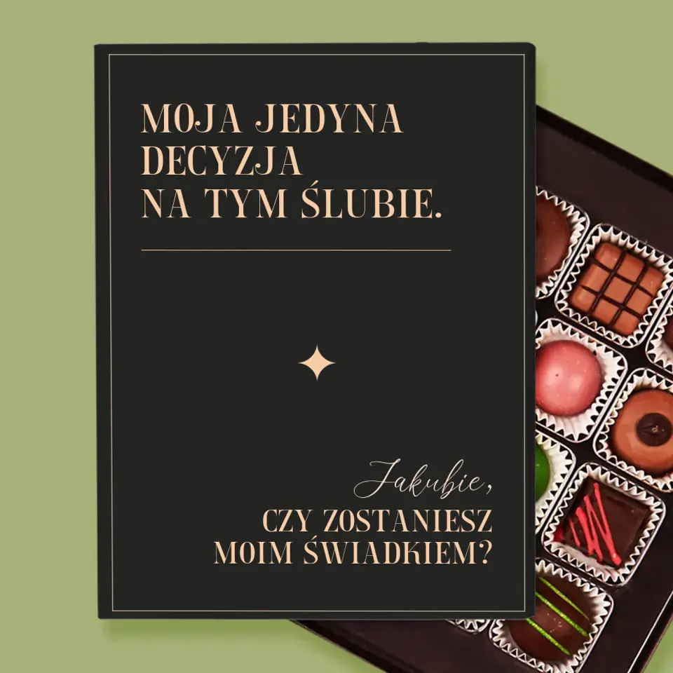 Imię i Podpis: Moja Jedyna Decyzja - Personalizowane Praliny - Image 2