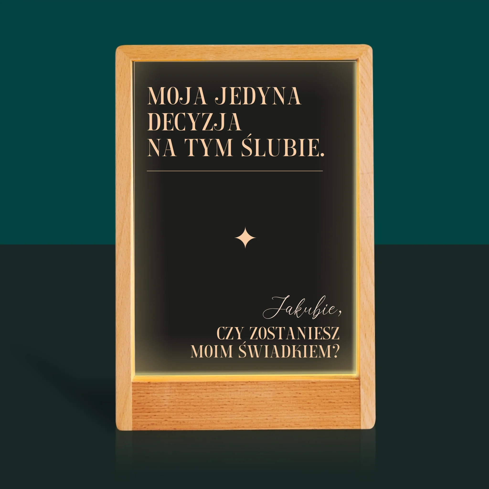 Imię i Podpis: Moja Jedyna Decyzja - Wydruk Na Szkle Akrylowym - Image 10