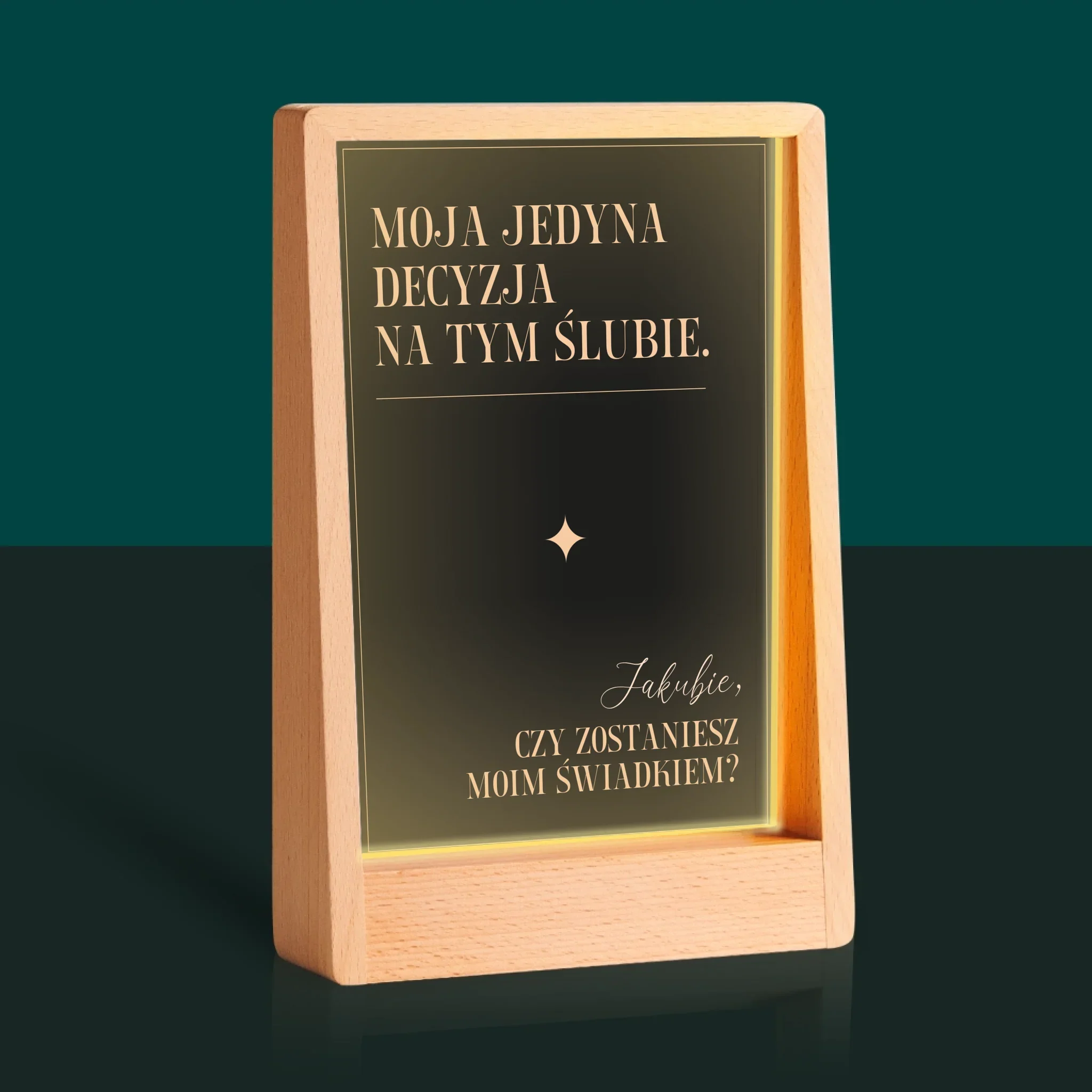 Imię i Podpis: Moja Jedyna Decyzja - Wydruk Na Szkle Akrylowym - Image 9