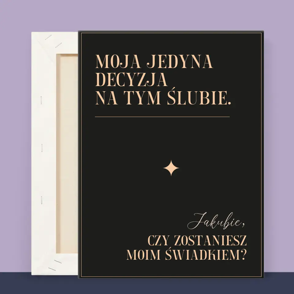 Imię i Podpis: Moja Jedyna Decyzja - Wydruk Obramowany - Image 11