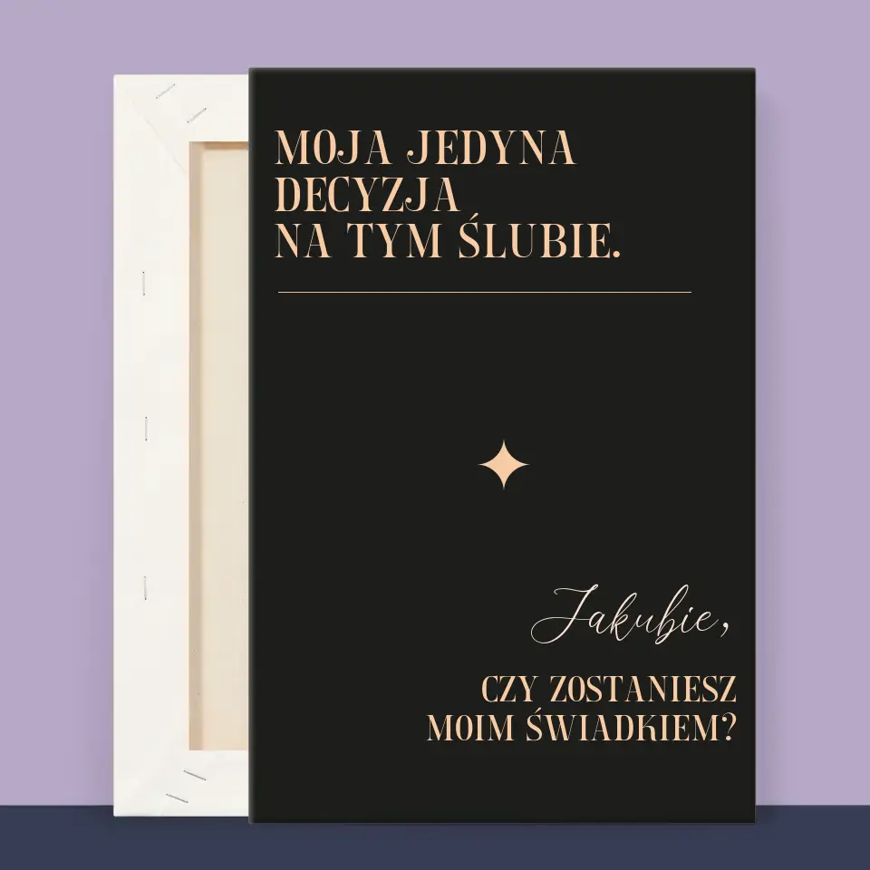 Imię i Podpis: Moja Jedyna Decyzja - Wydruk Obramowany - Image 12