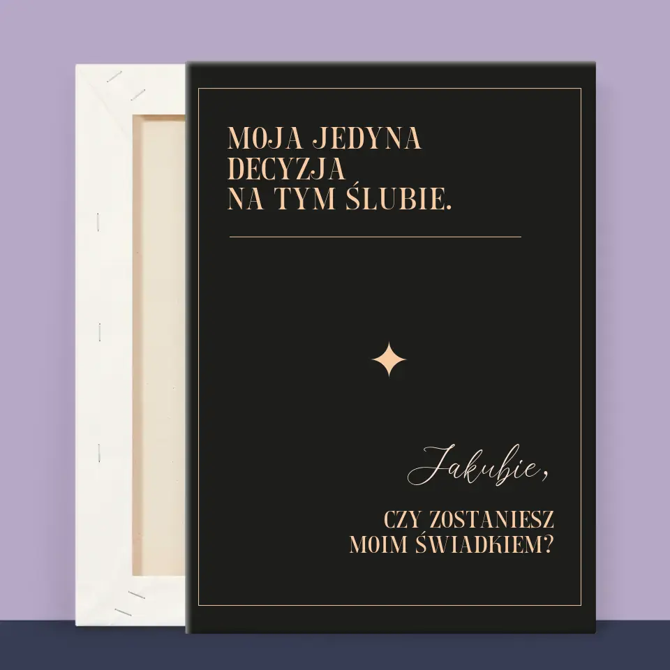 Imię i Podpis: Moja Jedyna Decyzja - Wydruk Obramowany - Image 13