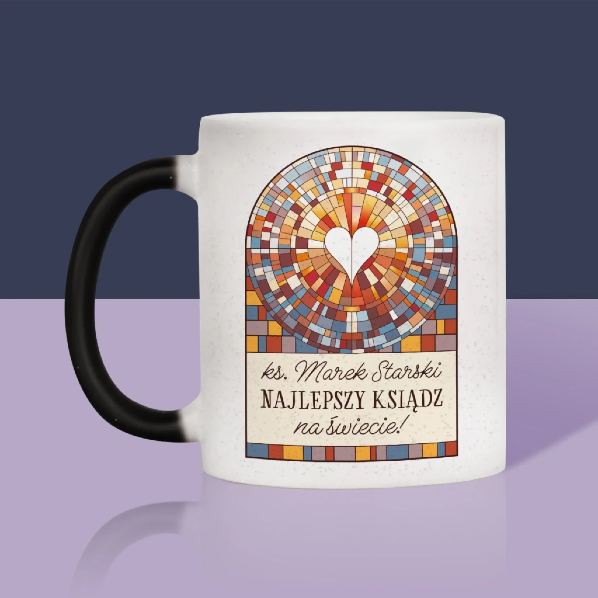 Imię i Podpis: Najlepszy Ksiądz Na Świecie - Kubek z Nadrukiem - Image 12