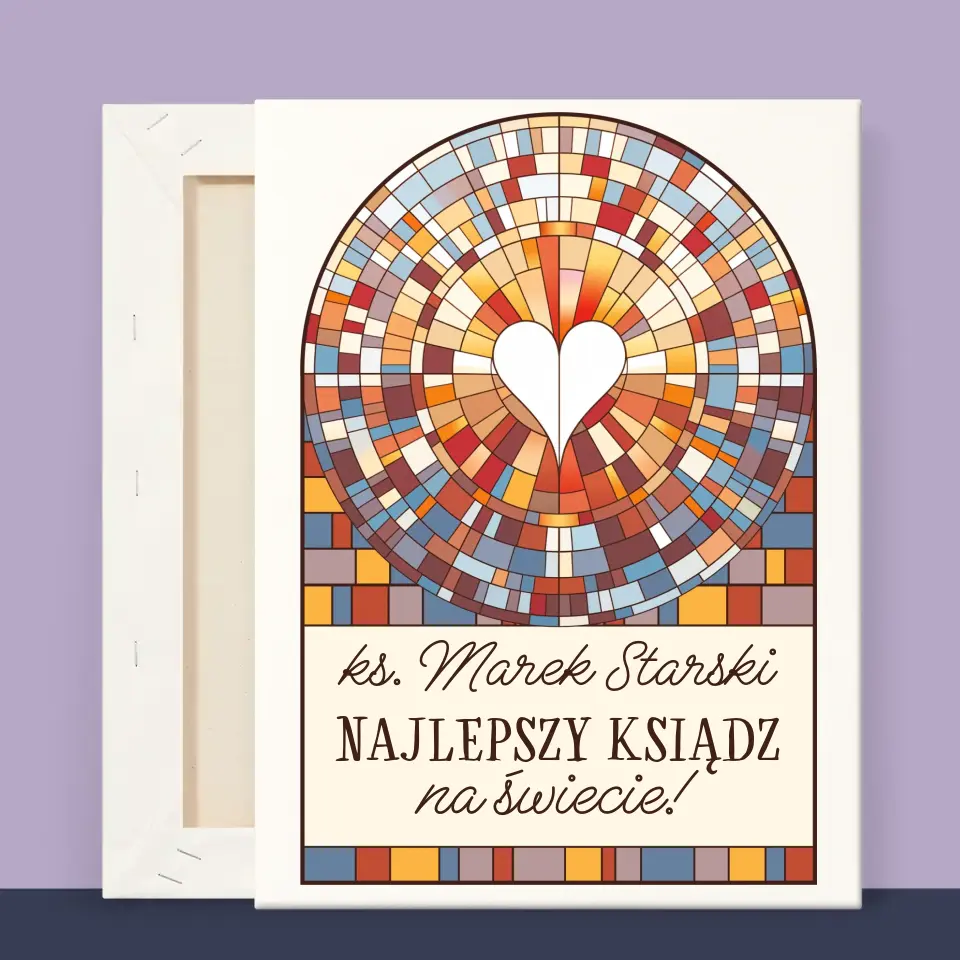 Imię i Podpis: Najlepszy Ksiądz Na Świecie - Wydruk Obramowany - Image 11
