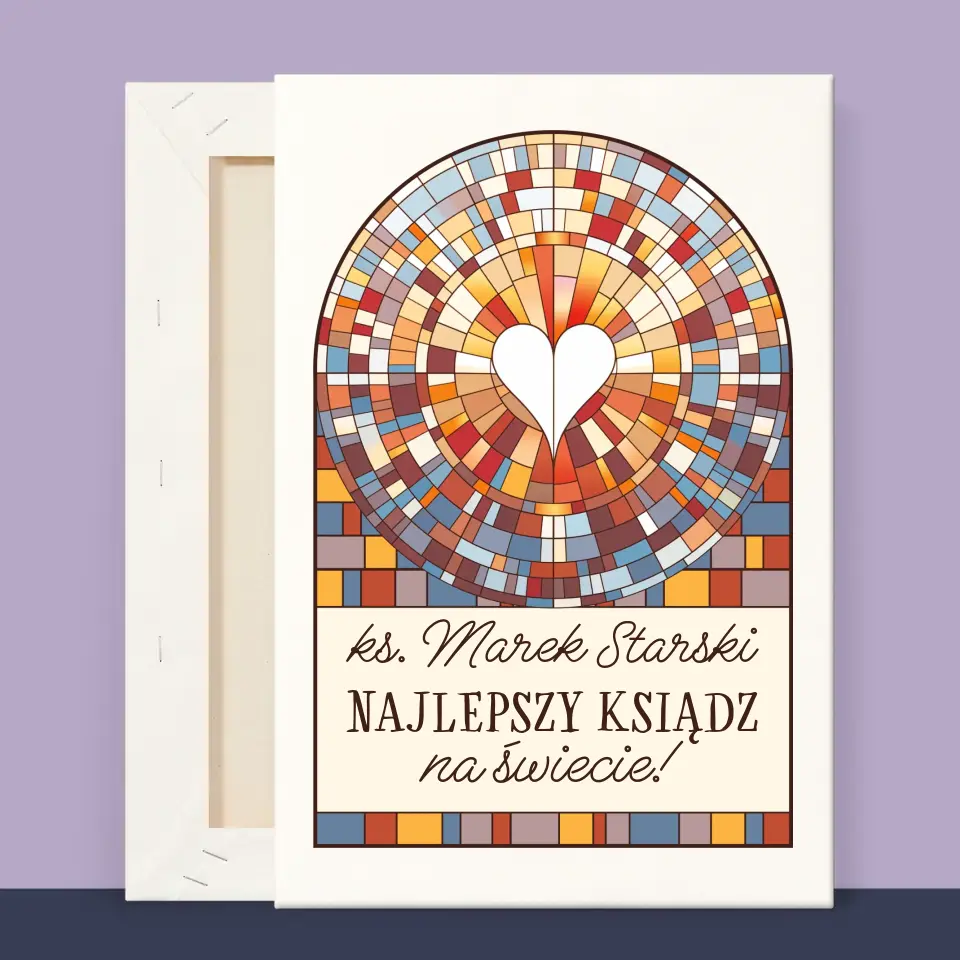 Imię i Podpis: Najlepszy Ksiądz Na Świecie - Wydruk Obramowany - Image 12