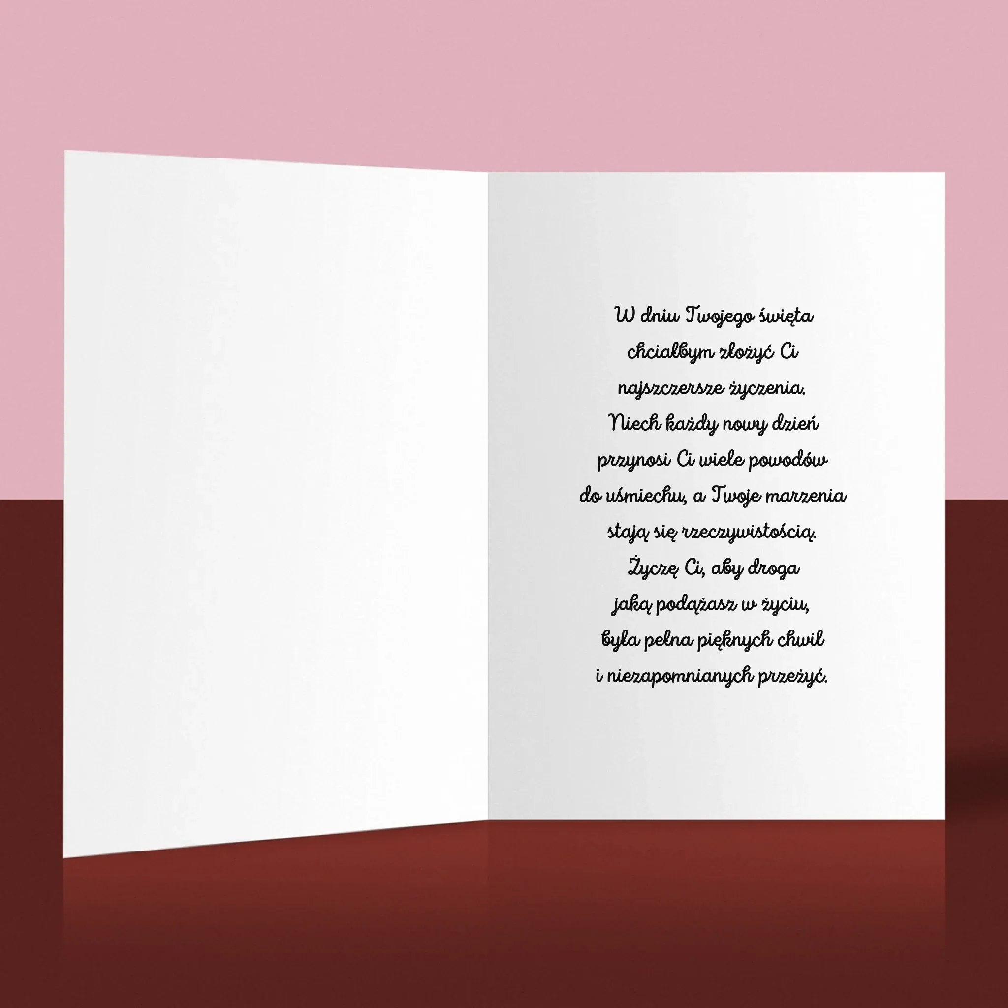 Imię i Podpis: Pierwszy Dzień Mamy Kawa Mleko - Kartka z Życzeniami - Image 2