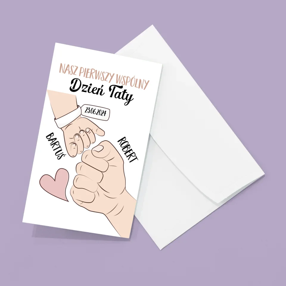 Imię i Podpis: Pierwszy Wspólny Dzień Taty - Duża Harmonijka Ze Zdjęć - Image 2