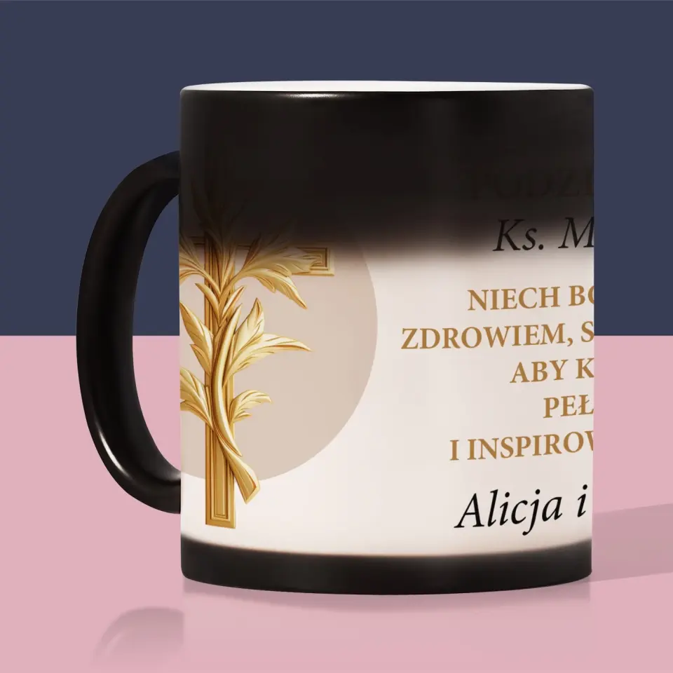 Imię i Podpis: Podziękowania Dla Księdza - Kubek z Nadrukiem - Image 8