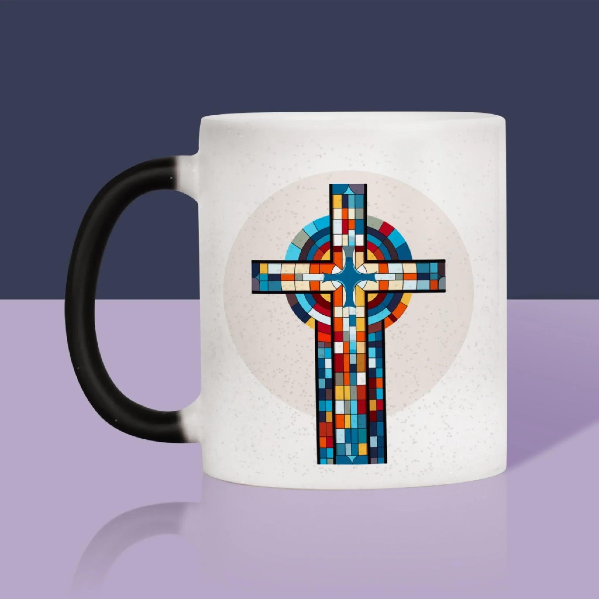 Imię i Podpis: Podziękowania Krzyż - Kubek z Nadrukiem - Image 12