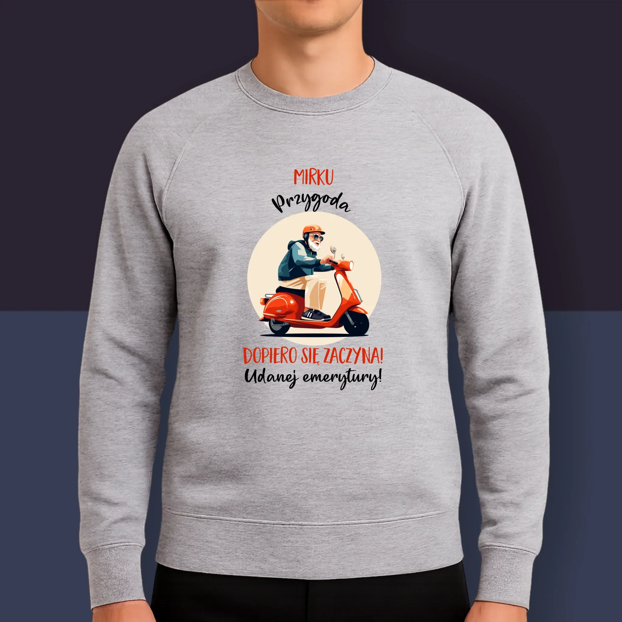 Imię i Podpis: Przygoda Dopiero Się Zaczyna - Bluza Męska z Kapturem - Image 9