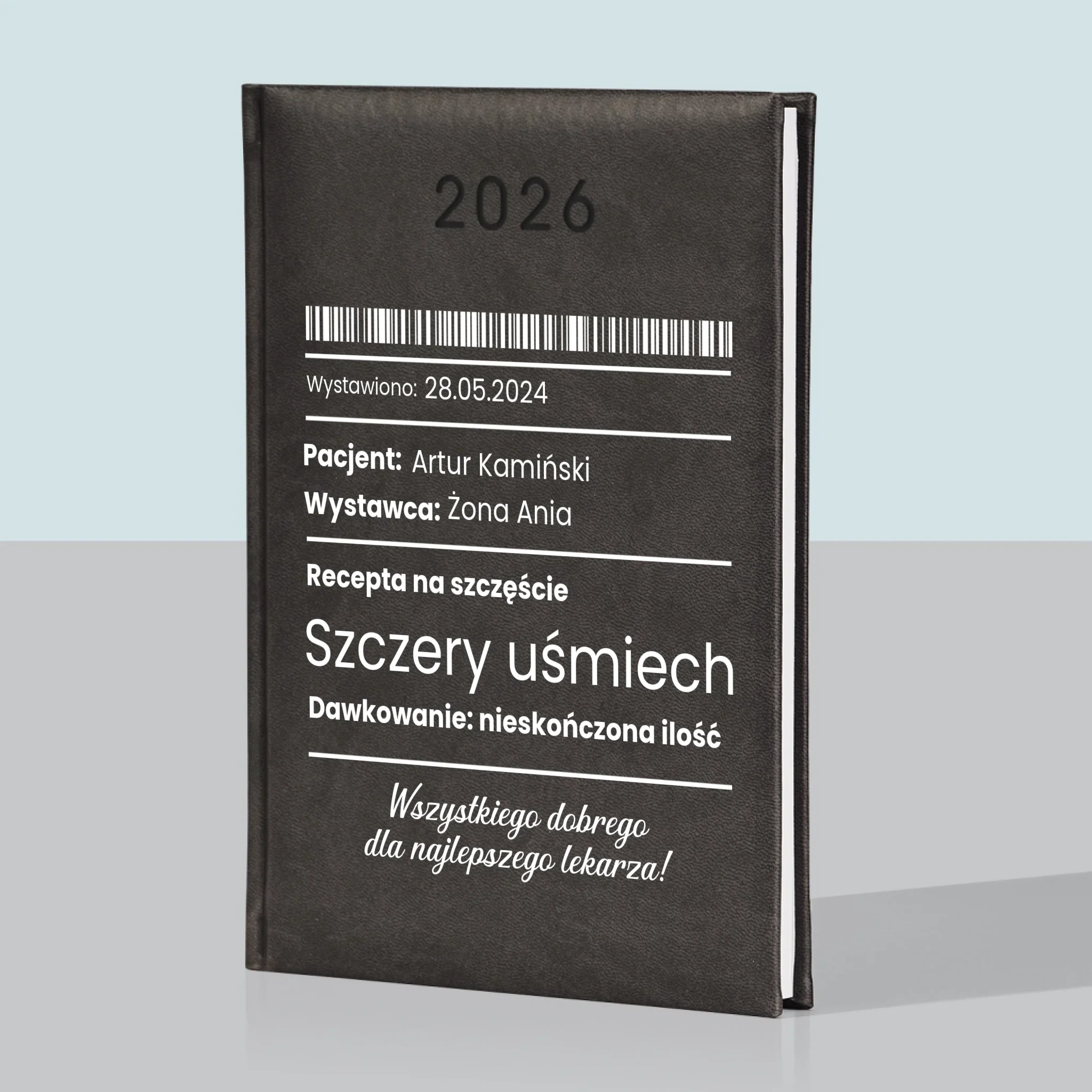 Imię i Podpis: Recepta Na Szczęście - Kalendarz Książkowy - Image 6