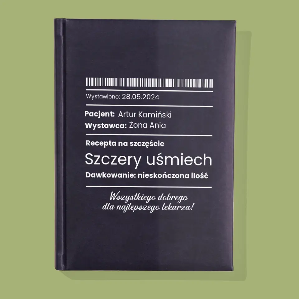 Imię I Podpis: Recepta Na Szczęście - Notes Książkowy - Image 2