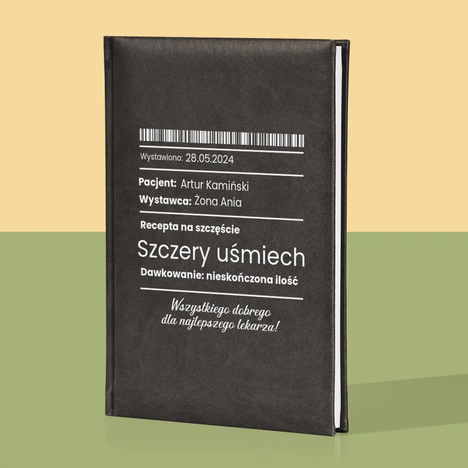 Imię I Podpis: Recepta Na Szczęście - Notes Książkowy - Image 6