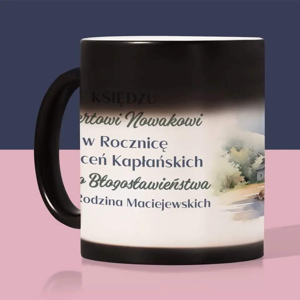 Imię i Podpis: Rocznica Święceń Kapłańskich - Kubek z Nadrukiem - Image 8