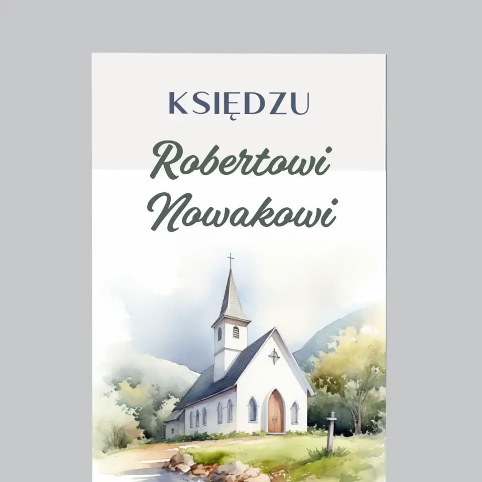 Imię i Podpis: Rocznica Święceń Kapłańskich - Magnes Na Lodówkę - Image 3