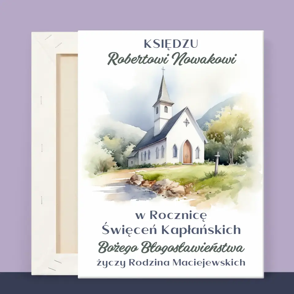 Imię i Podpis: Rocznica Święceń Kapłańskich - Wydruk Obramowany - Image 11
