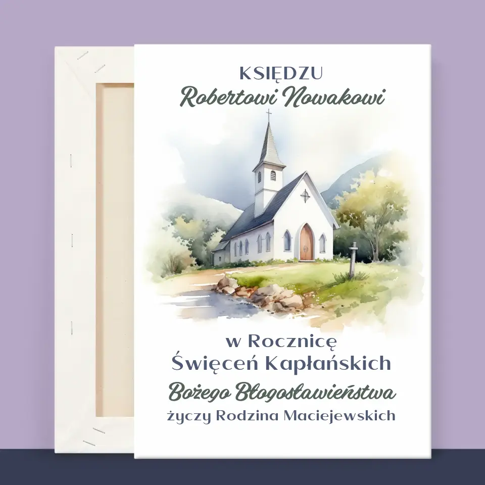 Imię i Podpis: Rocznica Święceń Kapłańskich - Wydruk Obramowany - Image 13