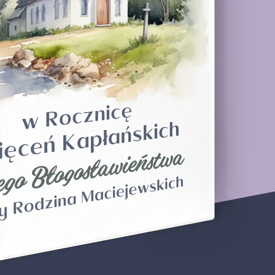 Imię i Podpis: Rocznica Święceń Kapłańskich - Wydruk Obramowany - Image 16