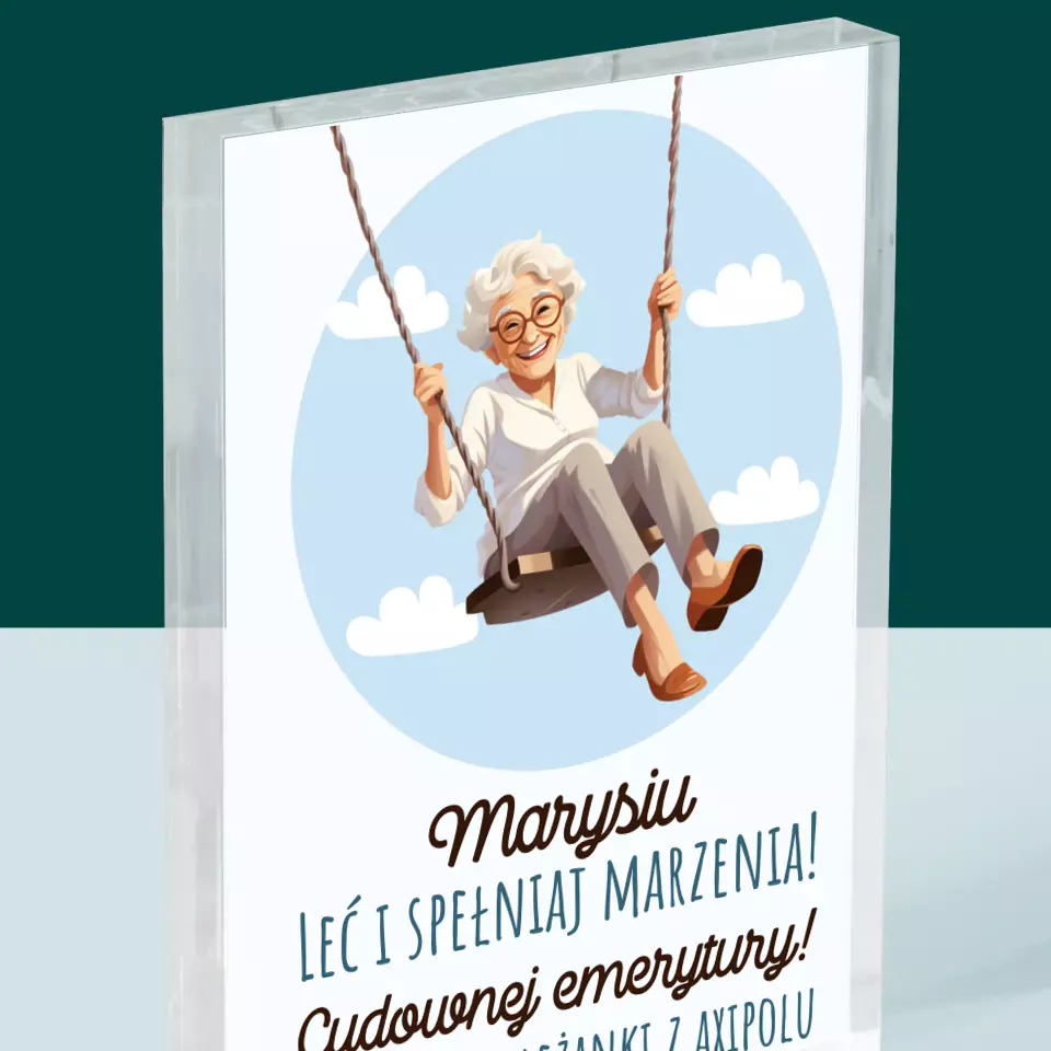 Imię i Podpis: Spełniaj Marzenia - Blok Akrylowy - Image 2
