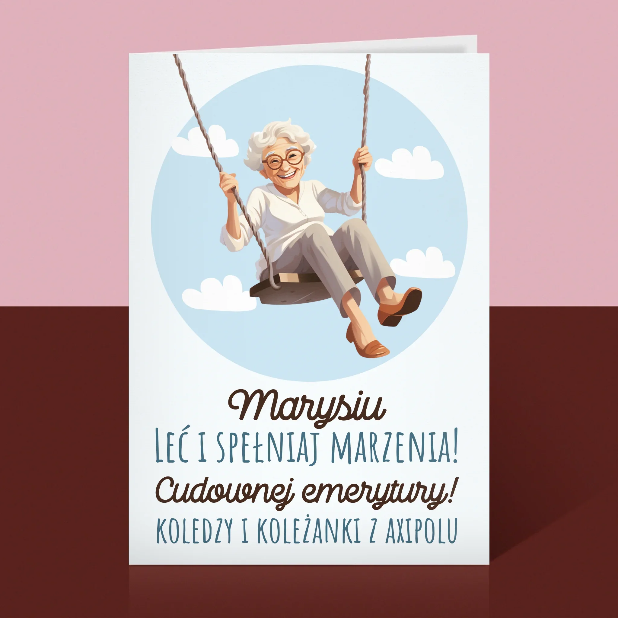 Imię i Podpis: Spełniaj Marzenia - Kartka z Życzeniami