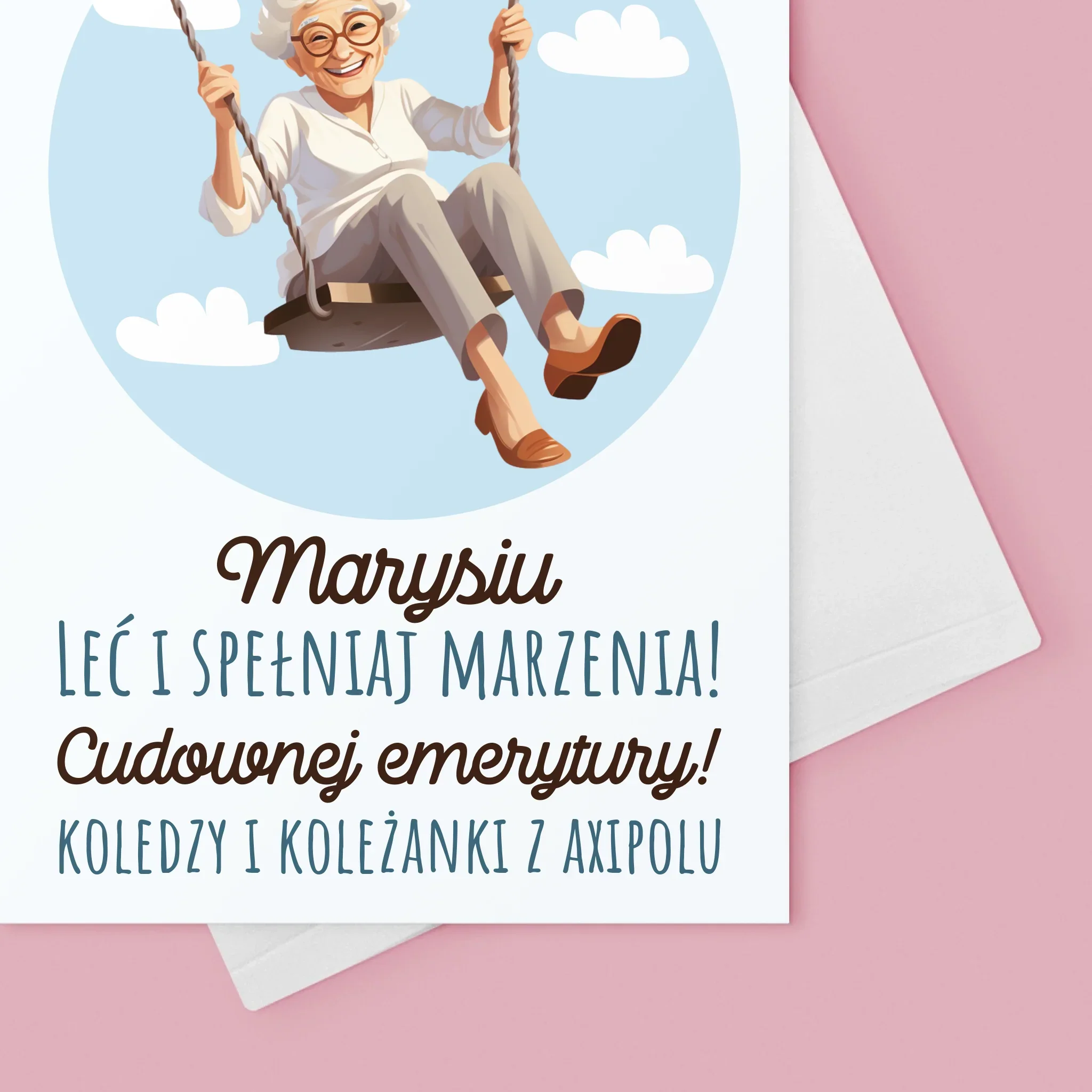 Imię i Podpis: Spełniaj Marzenia - Kartka z Życzeniami - Image 4