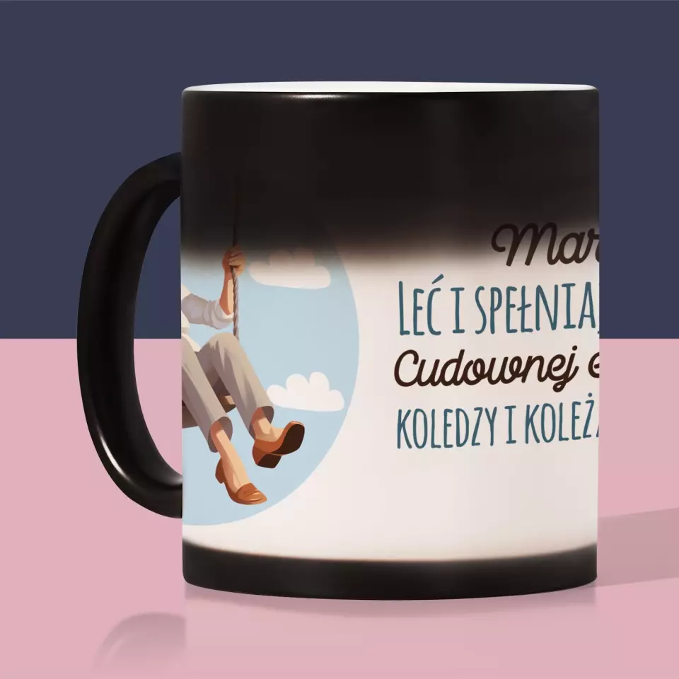Imię i Podpis: Spełniaj Marzenia - Kubek z Nadrukiem - Image 6