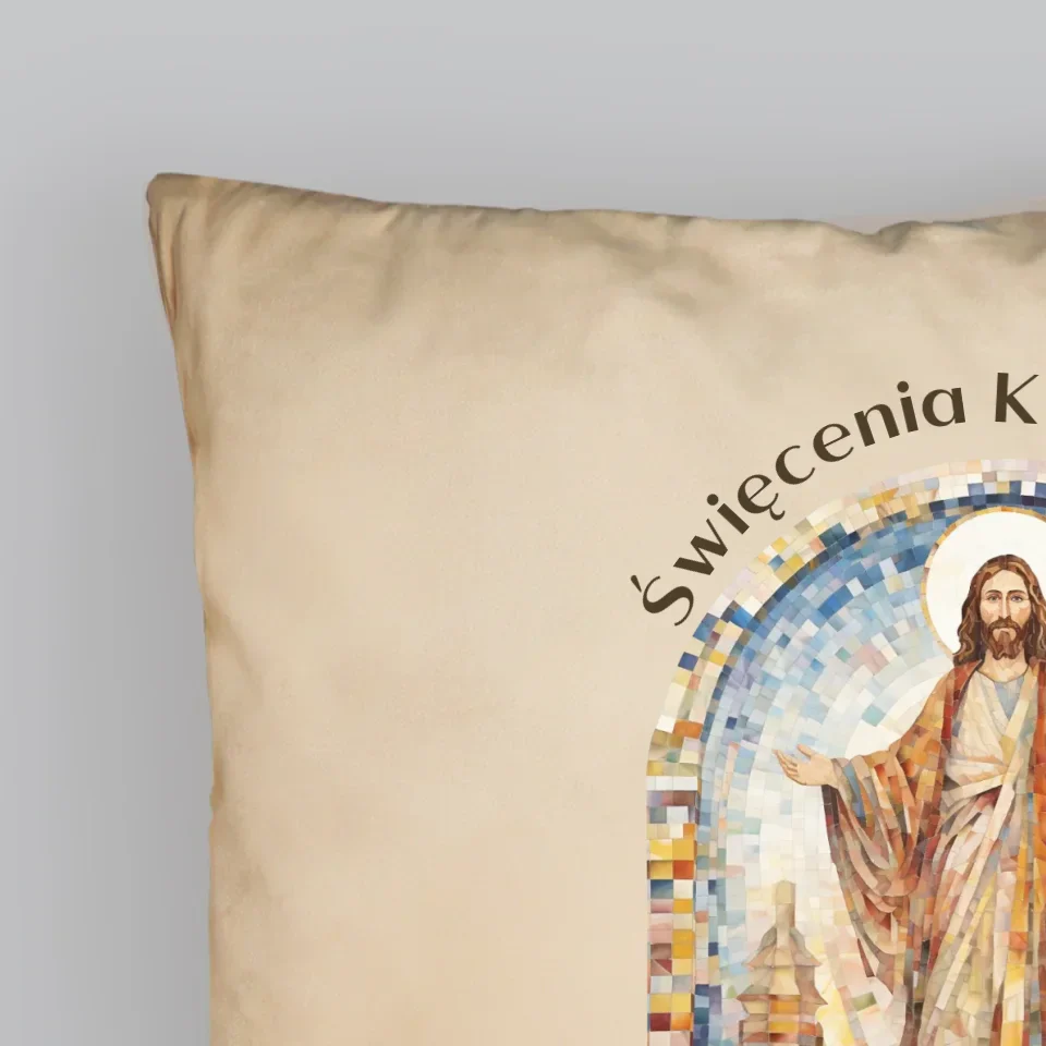 Imię i Podpis: Święcenia Kapłańskie - Personalizowana Poduszka - Image 5