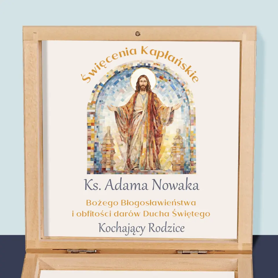 Imię i Podpis: Święcenia Kapłańskie - Różaniec w Pudełku - Image 2