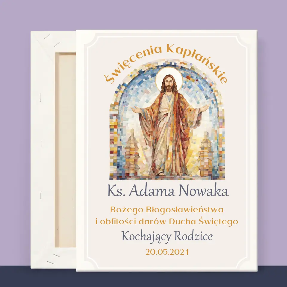 Imię i Podpis: Święcenia Kapłańskie - Wydruk Obramowany - Image 11