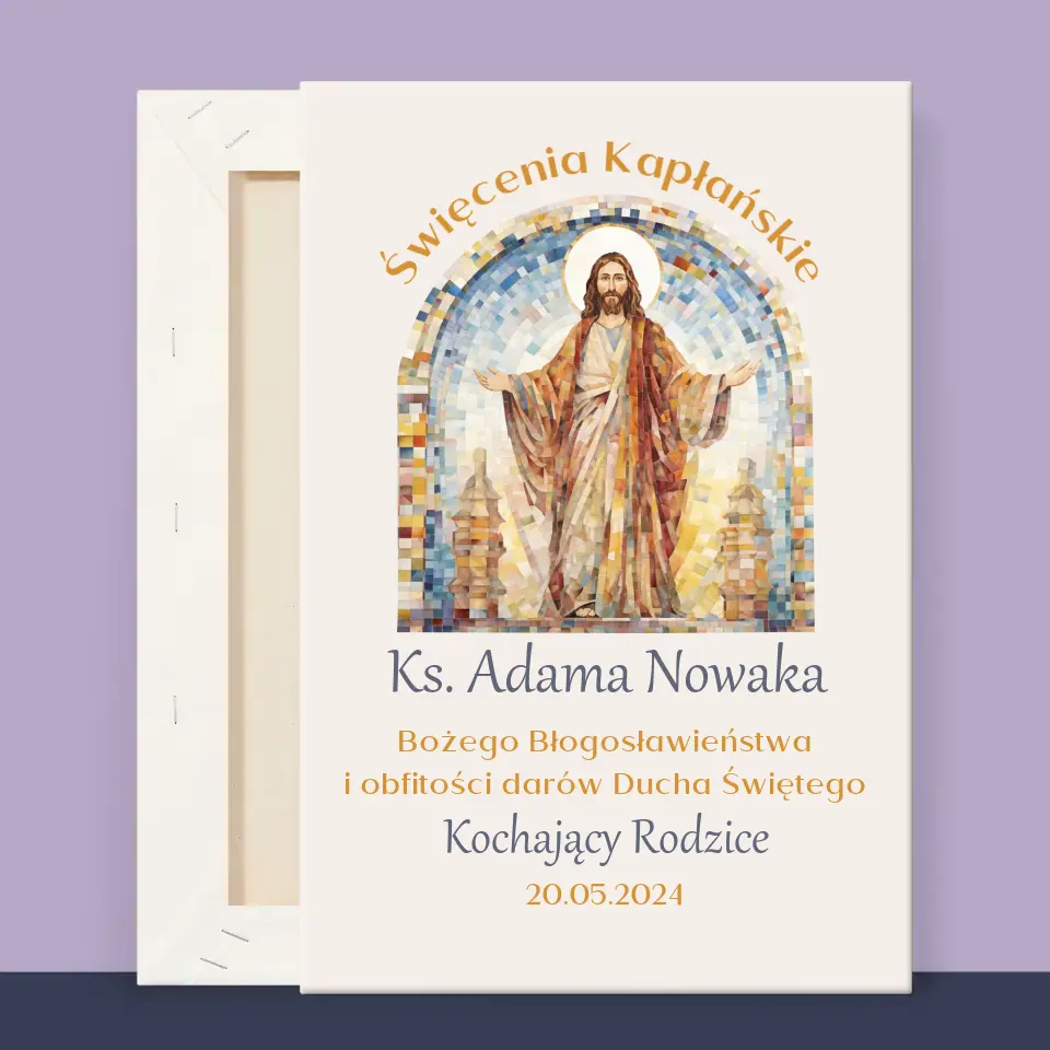 Imię i Podpis: Święcenia Kapłańskie - Wydruk Obramowany - Image 12