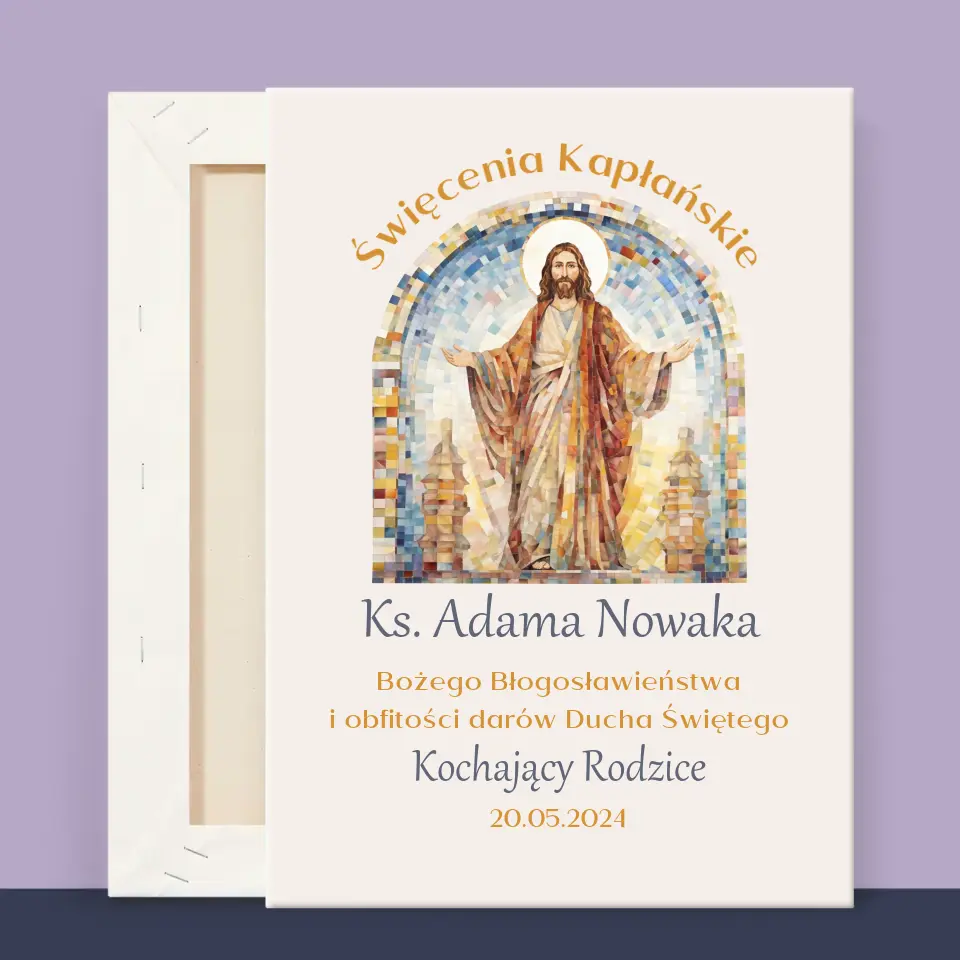 Imię i Podpis: Święcenia Kapłańskie - Wydruk Obramowany - Image 13