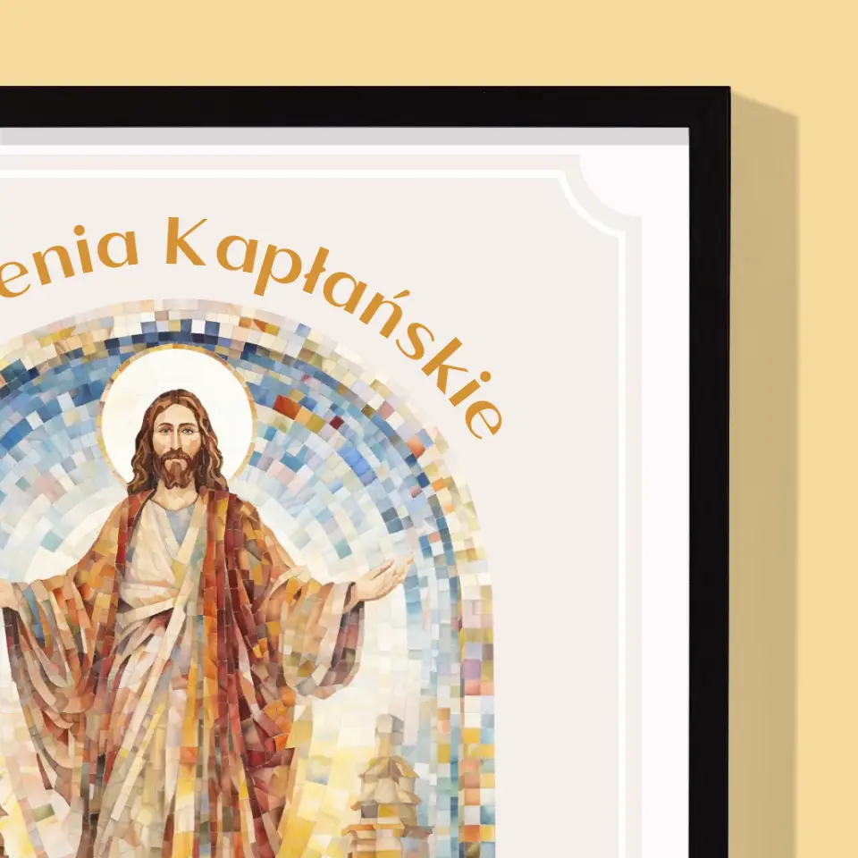 Imię i Podpis: Święcenia Kapłańskie - Wydruk Obramowany - Image 6