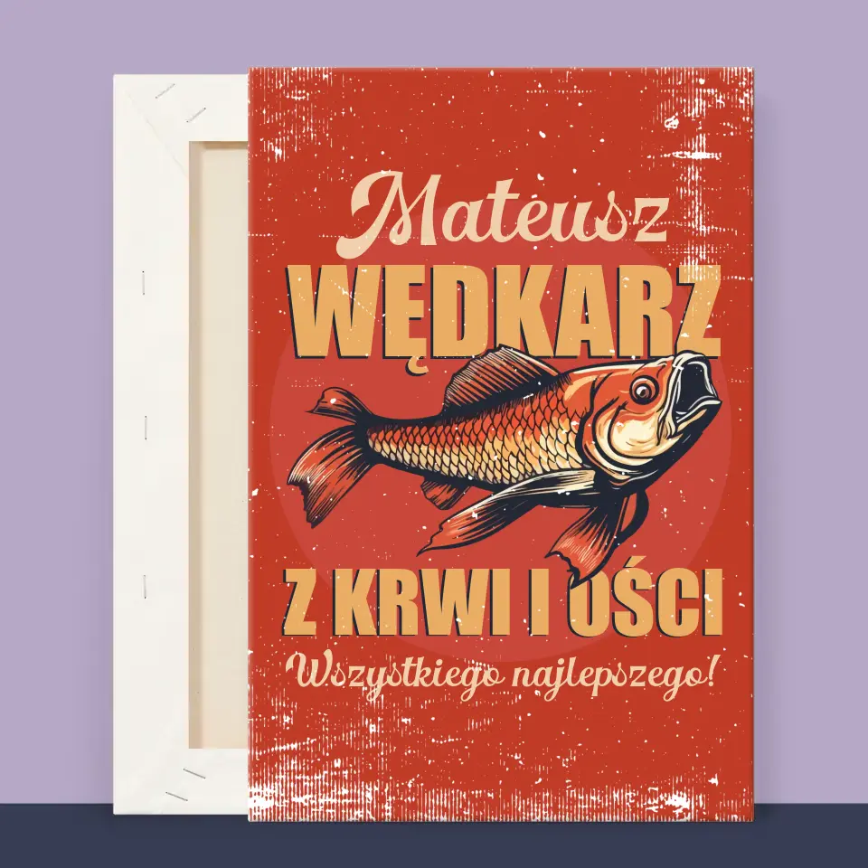 Imię i Podpis: Wędkarz z Krwi i Ości - Wydruk Obramowany - Image 12