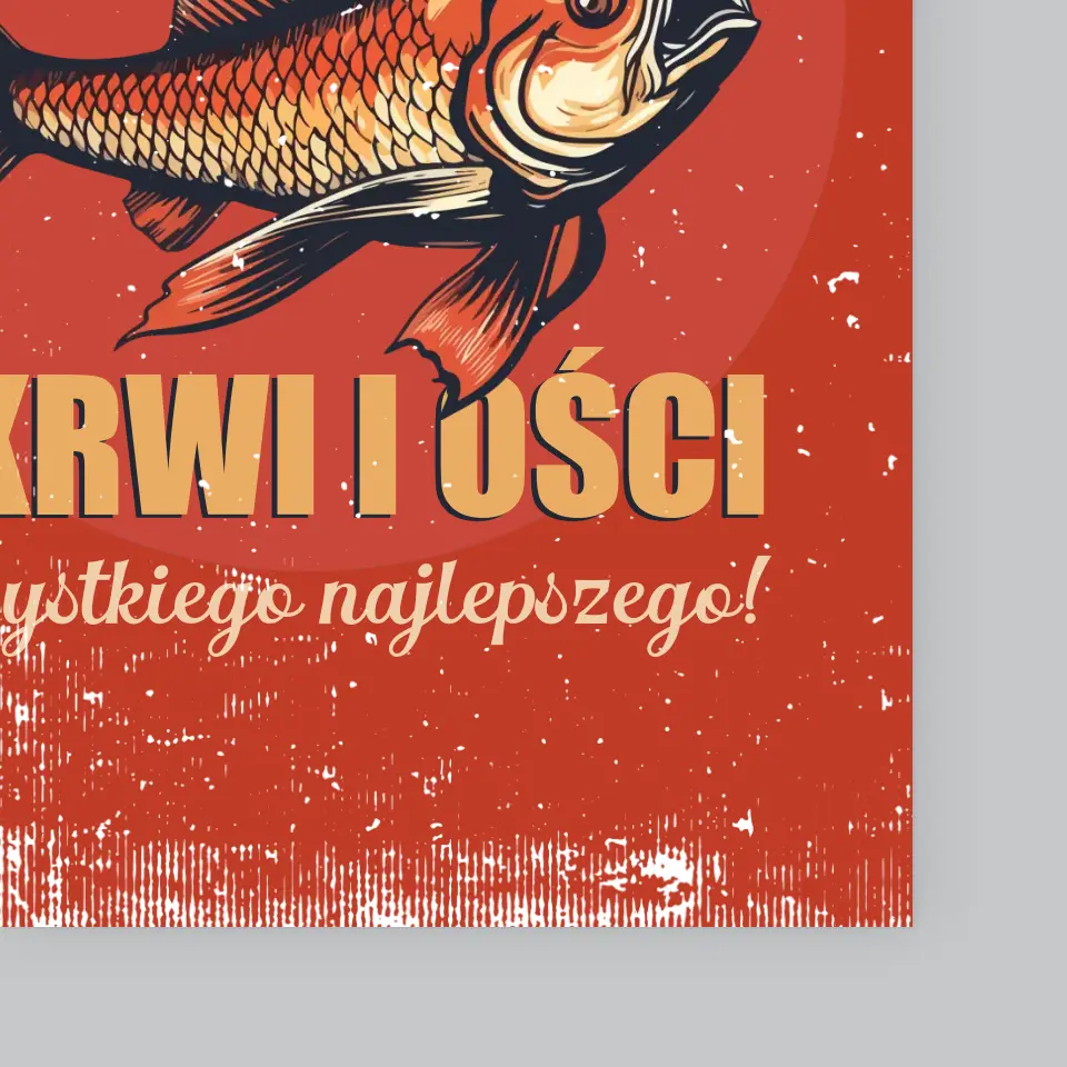 Imię i Podpis: Wędkarz z Krwi i Ości - Wydruk Obramowany - Image 4