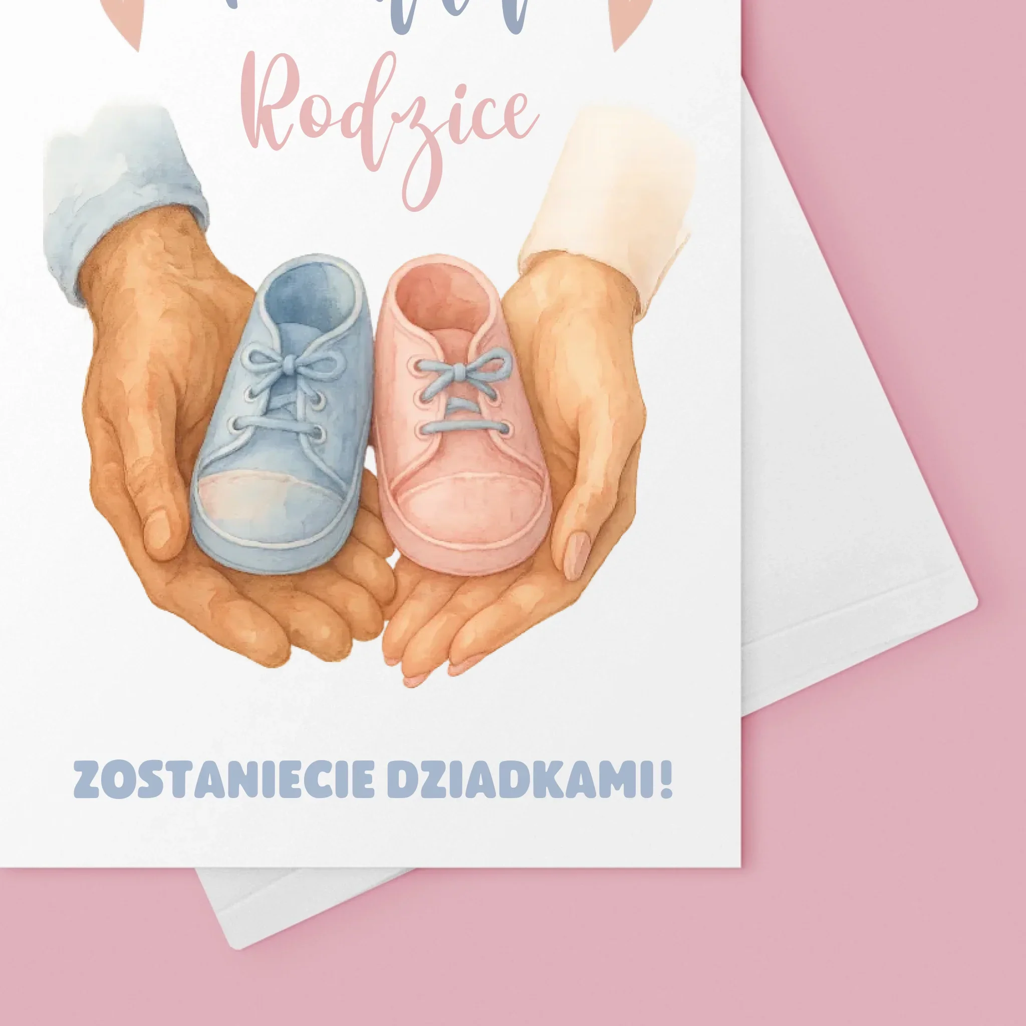Imię i Podpis: Zostaniecie dziadkami - Kartka z Życzeniami - Image 4