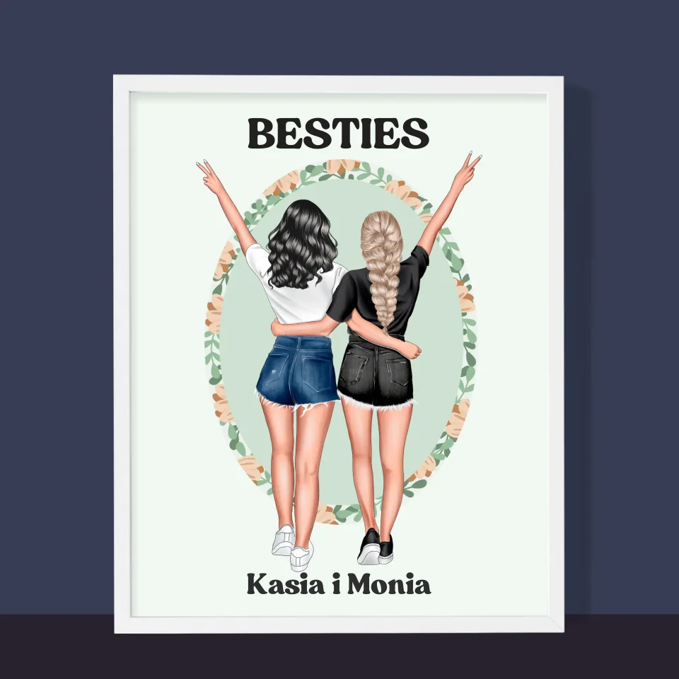 Kreator Postaci: Best Friends - Wydruk Obramowany - Image 10