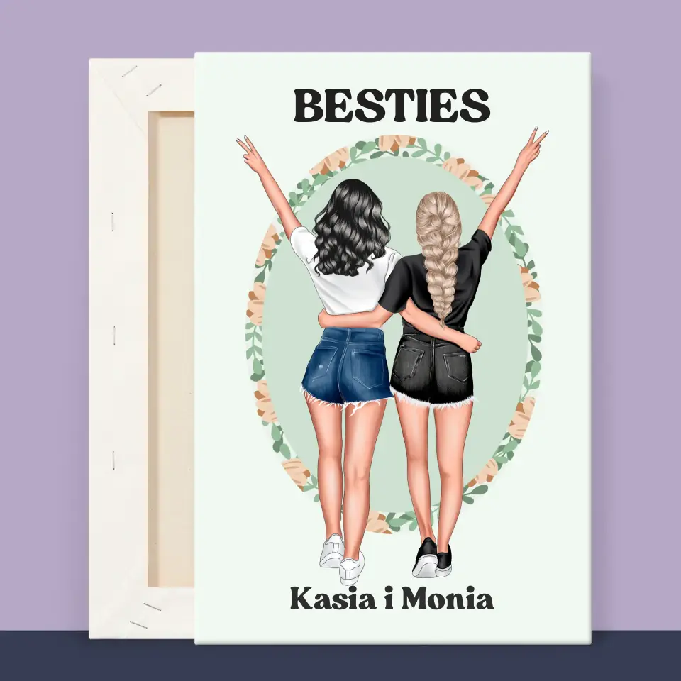 Kreator Postaci: Best Friends - Wydruk Obramowany - Image 12