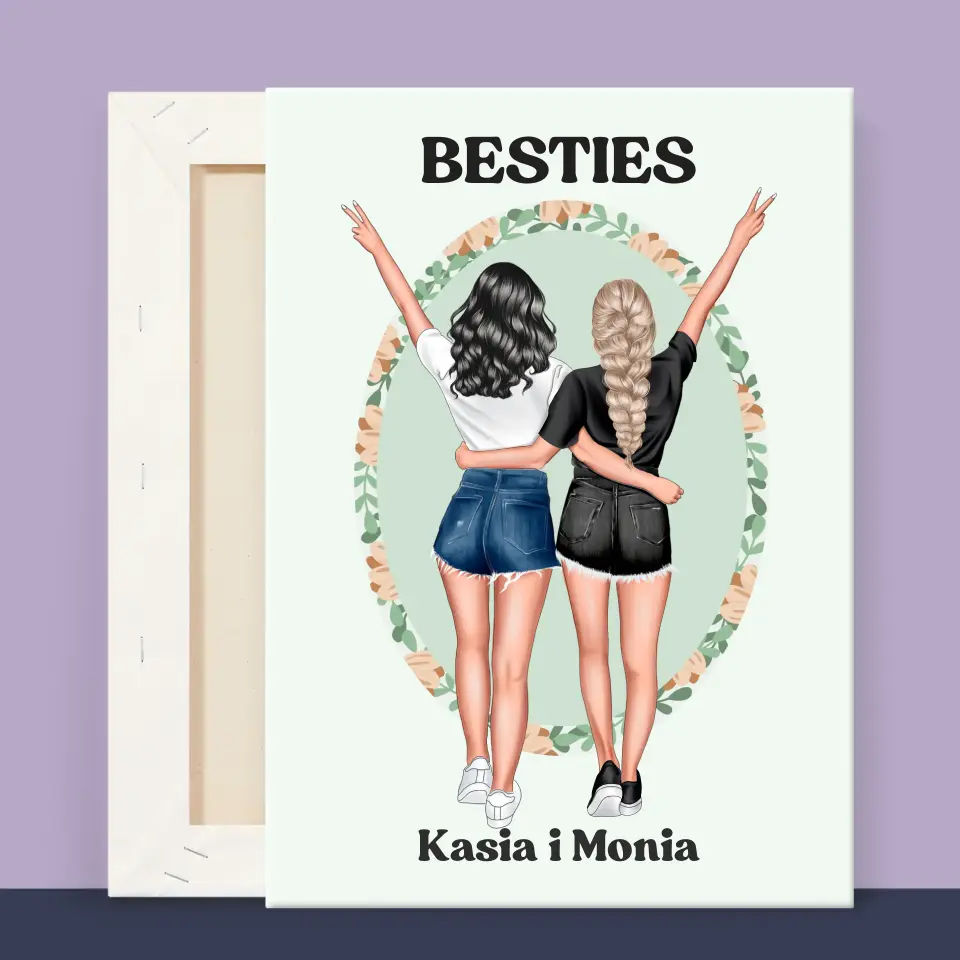 Kreator Postaci: Best Friends - Wydruk Obramowany - Image 13