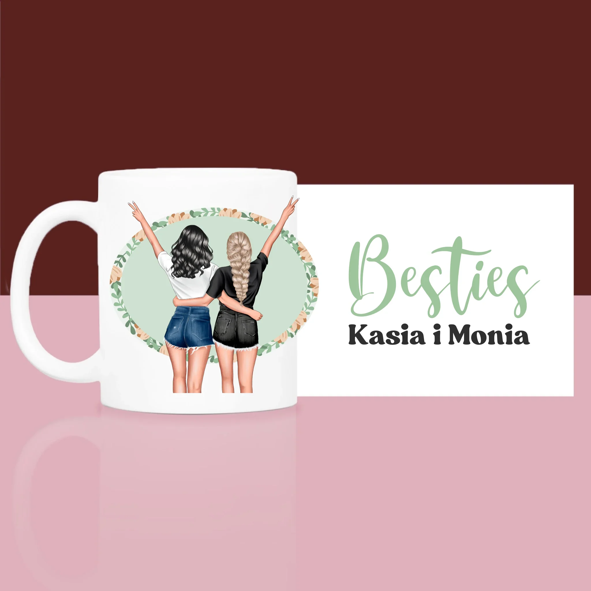 Kreator Postaci: Best Friends - Zestaw prezentowy z kubkiem i satynową opaską - Image 5
