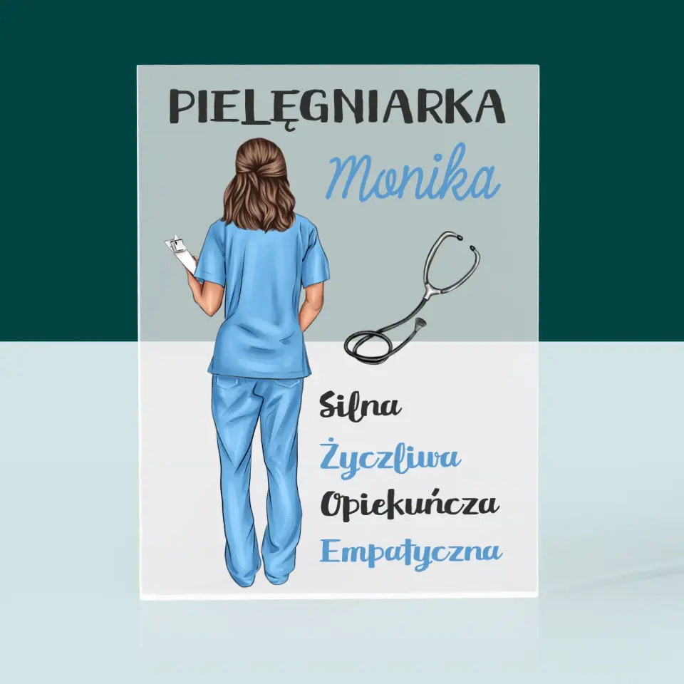 Kreator Postaci: Cechy Pielęgniarki - Blok Akrylowy - Image 3
