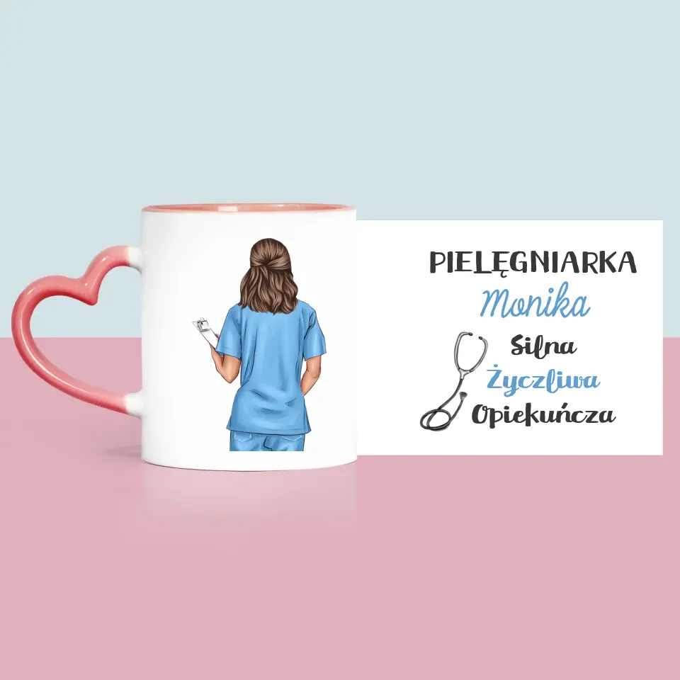 Kreator Postaci: Cechy Pielęgniarki - Kubek z Nadrukiem - Image 5