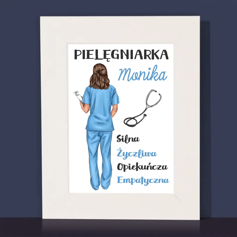 Kreator Postaci: Cechy Pielęgniarki - Ramka Na Zdjęcie - Image 2