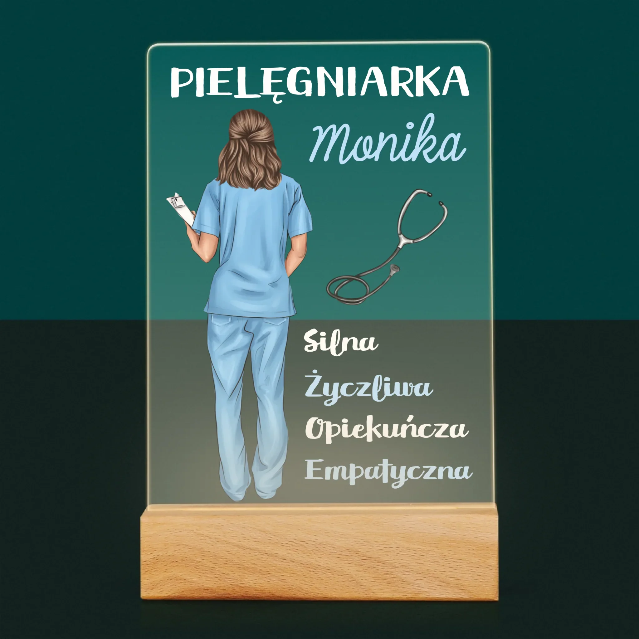 Kreator Postaci: Cechy Pielęgniarki - Wydruk Na Szkle Akrylowym - Image 7
