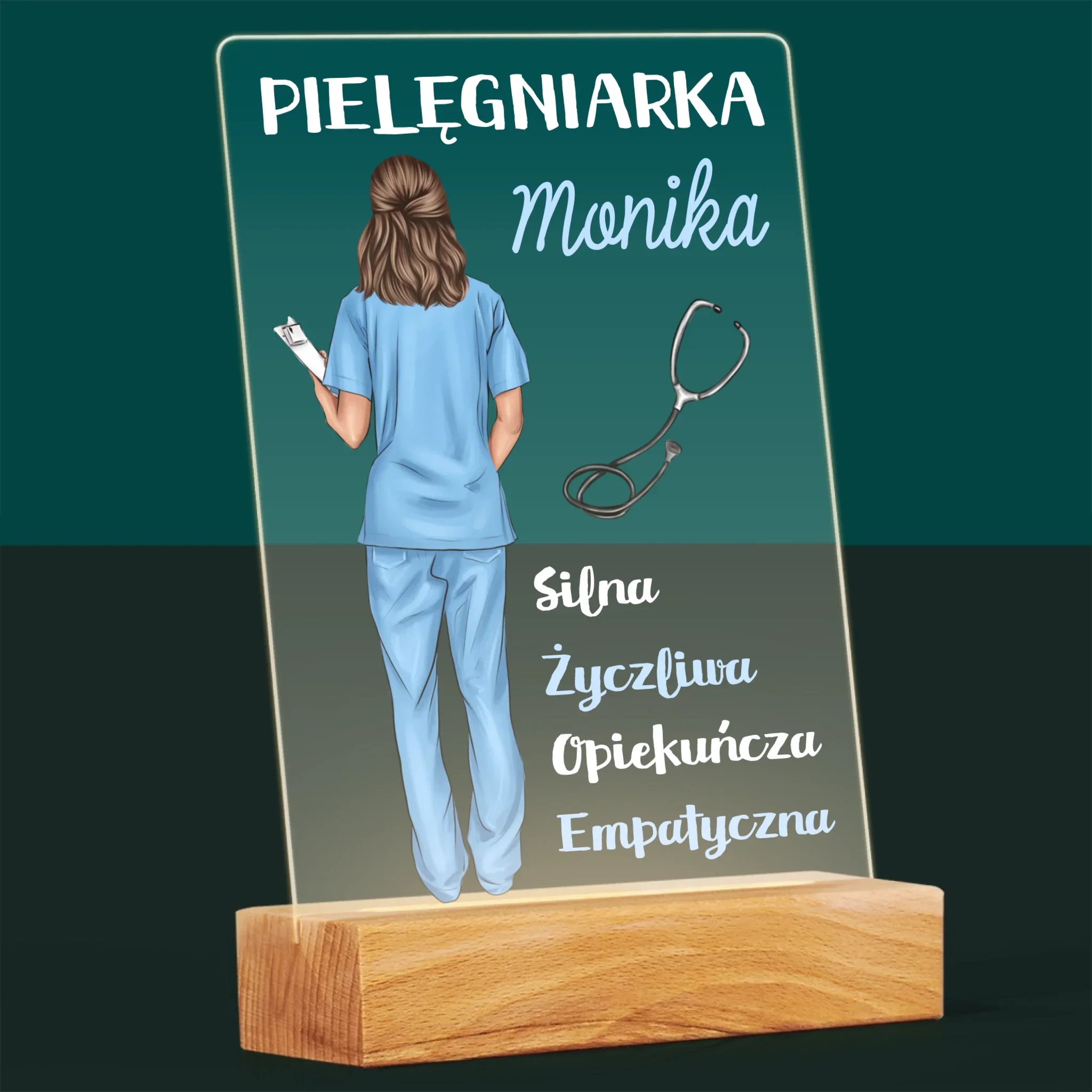 Kreator Postaci: Cechy Pielęgniarki - Wydruk Na Szkle Akrylowym - Image 8