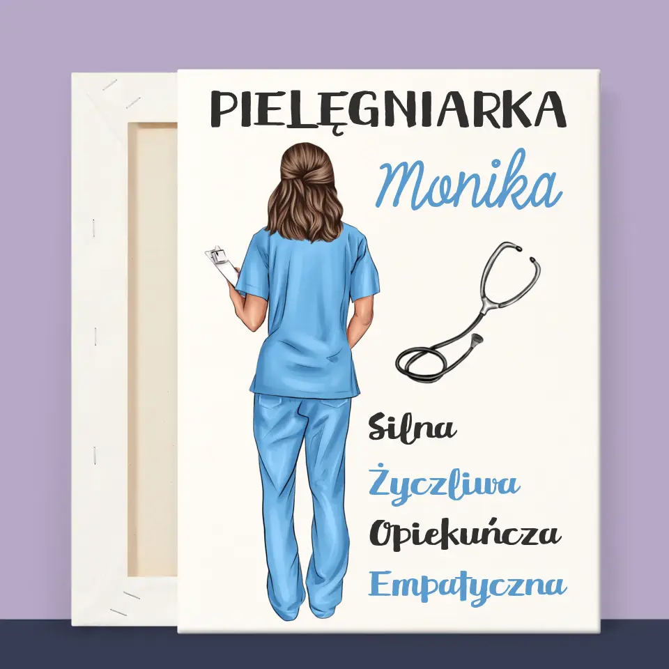 Kreator Postaci: Cechy Pielęgniarki - Wydruk Obramowany - Image 11