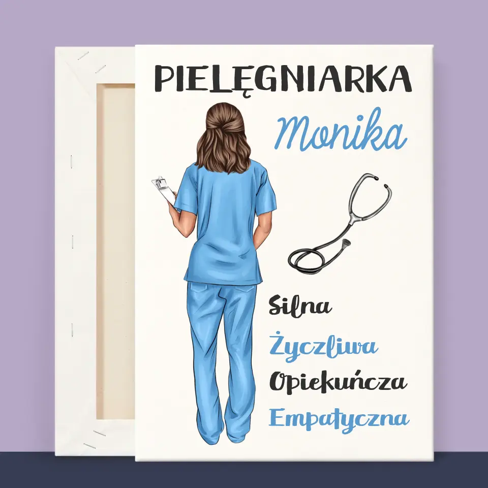 Kreator Postaci: Cechy Pielęgniarki - Wydruk Obramowany - Image 13