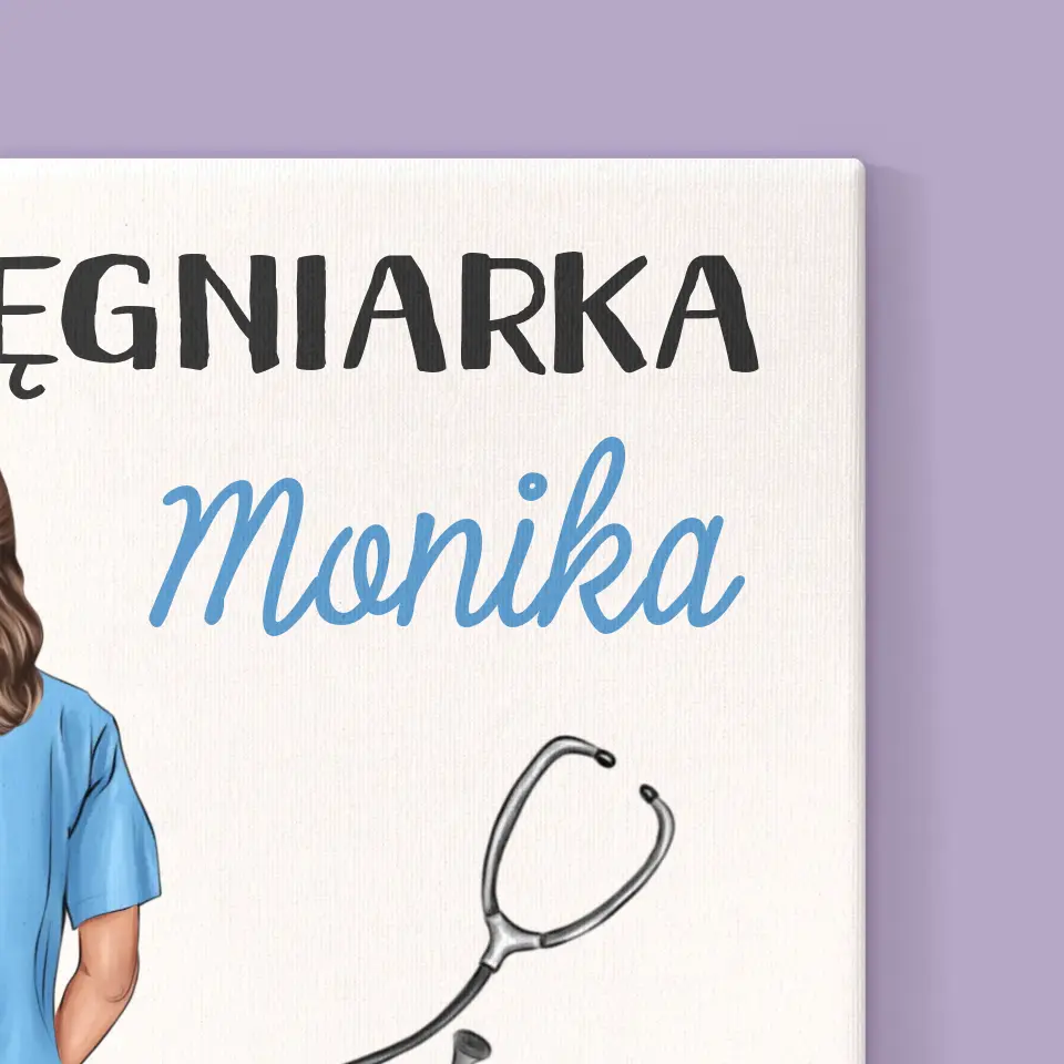 Kreator Postaci: Cechy Pielęgniarki - Wydruk Obramowany - Image 14