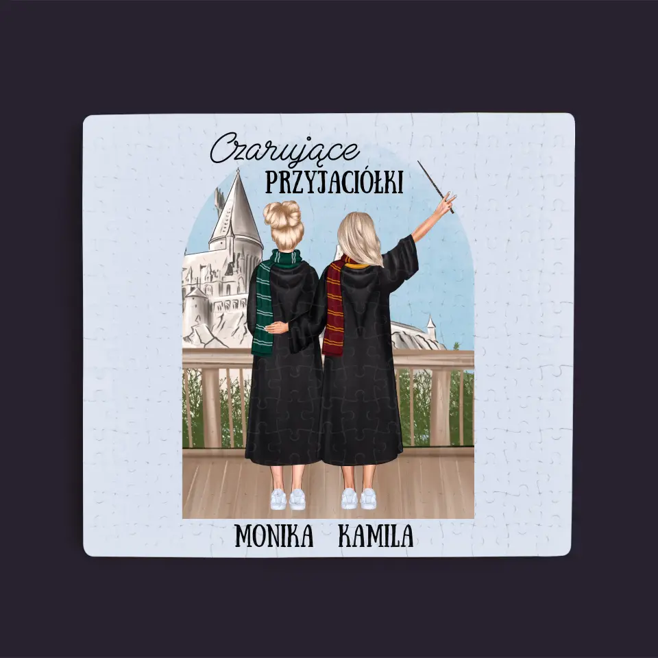 Kreator Postaci: Czarujące Przyjaciółki - Personalizowane Puzzle - Image 3